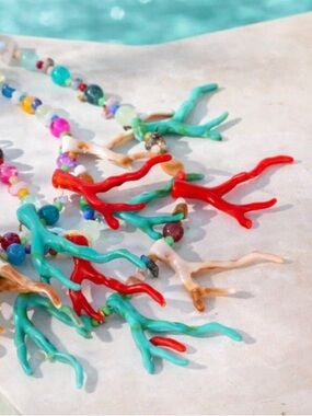 🆕Now available coral necklace